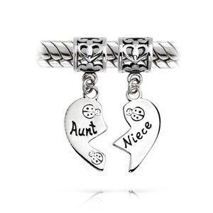 Bling Jewelry Aunt and Niece Charms